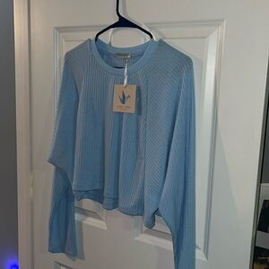 Brand new long sleeve crop top